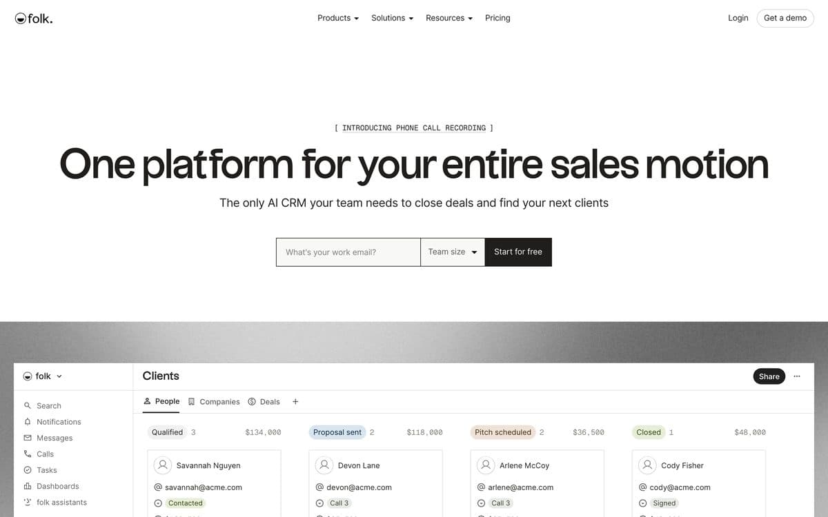 folk's home page