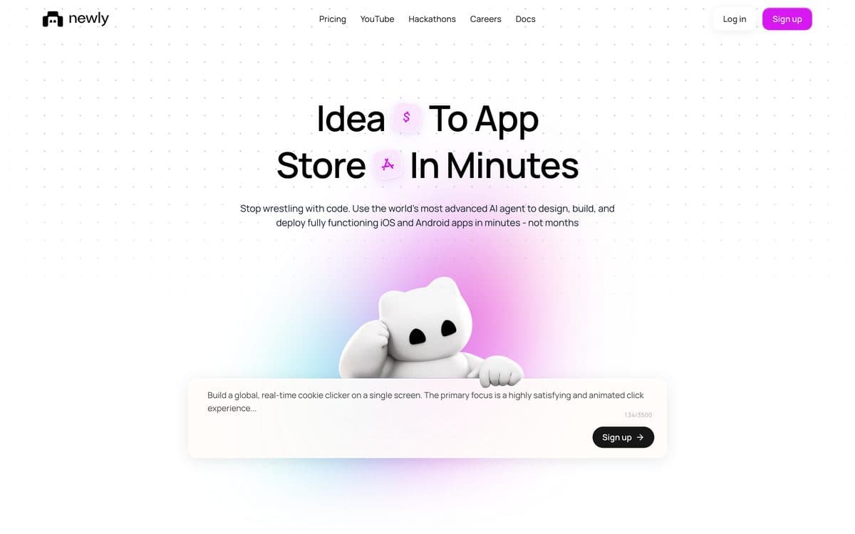 Newly's home page