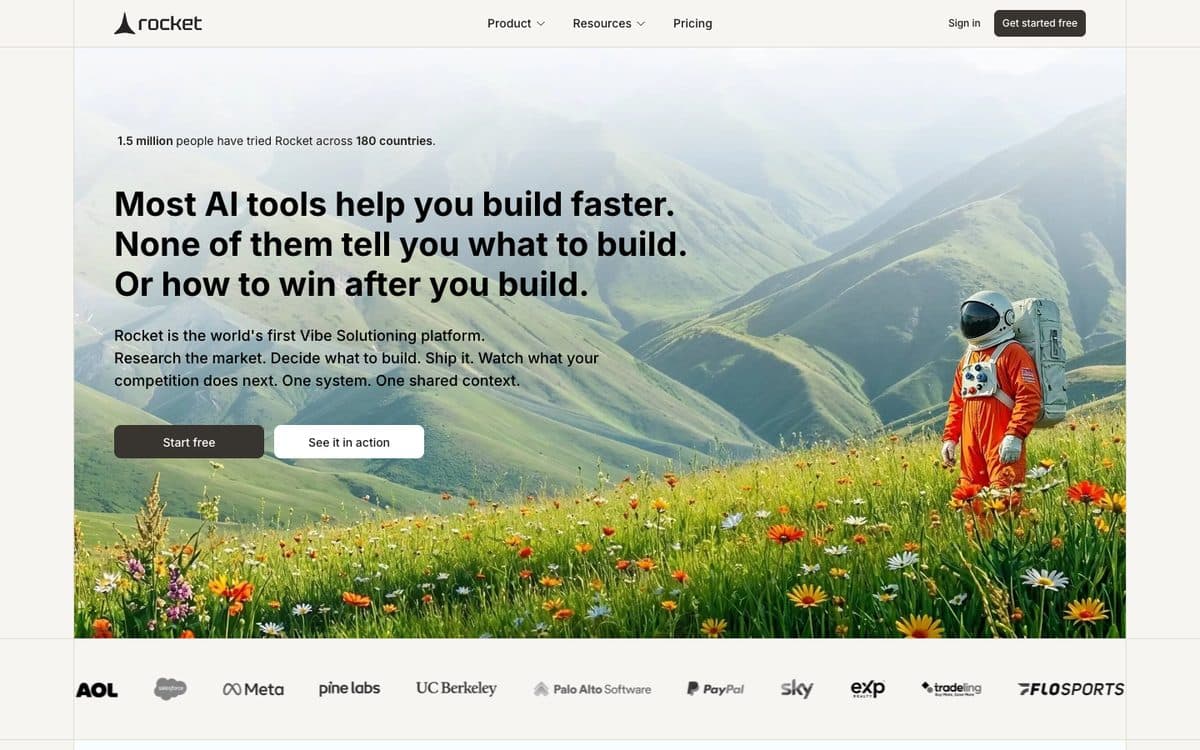 Rocket's home page