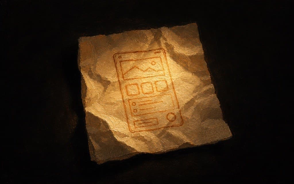 Start from the napkin