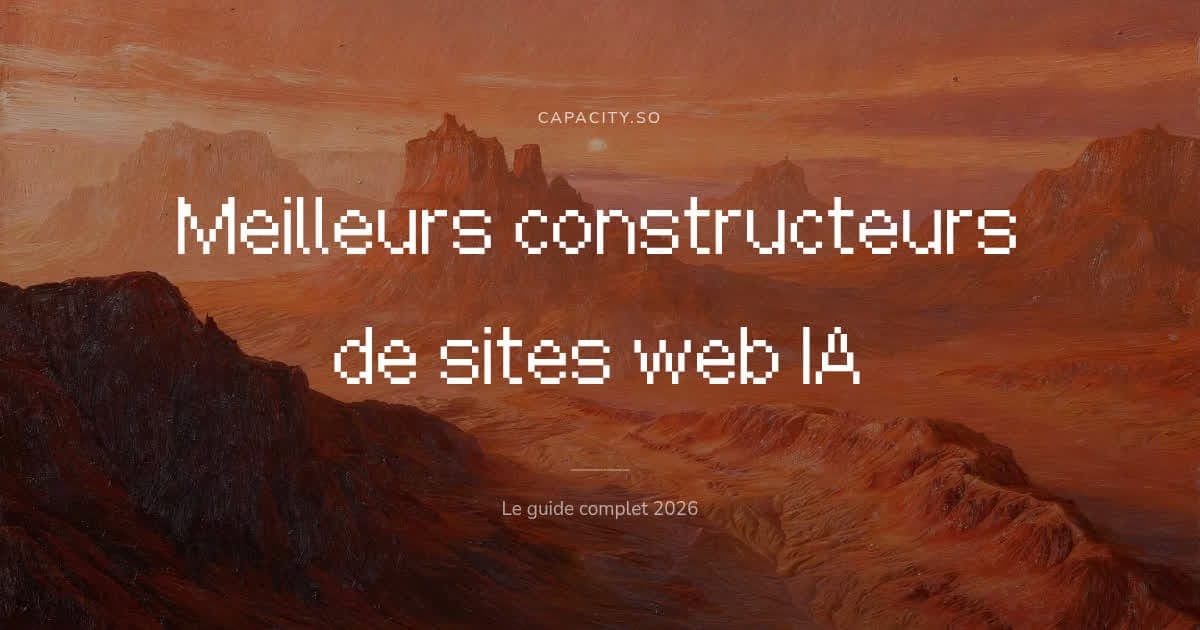 Les meilleurs constructeurs de sites web IA en 2026
