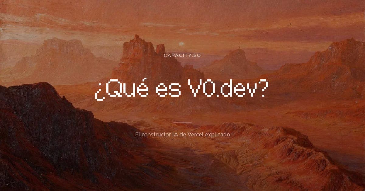 ¿Qué es V0.dev? El constructor IA de Vercel explicado (2026)