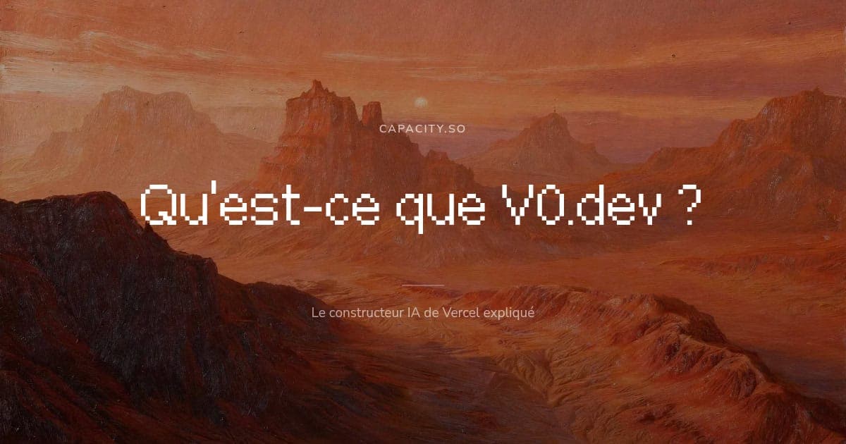 Qu'est-ce que V0.dev ? Le constructeur IA de Vercel expliqué (2026)