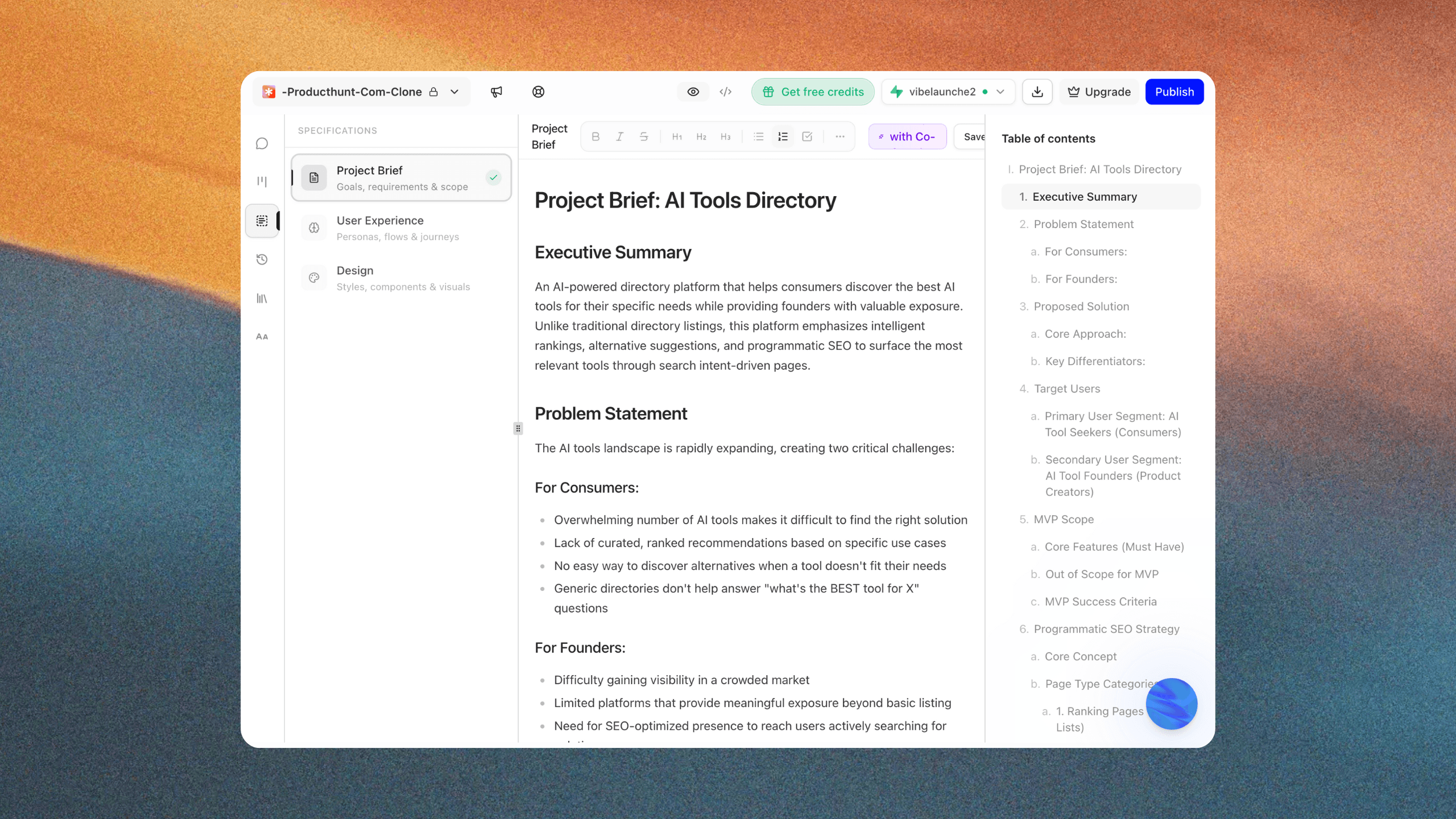 Spec Coding Illustration