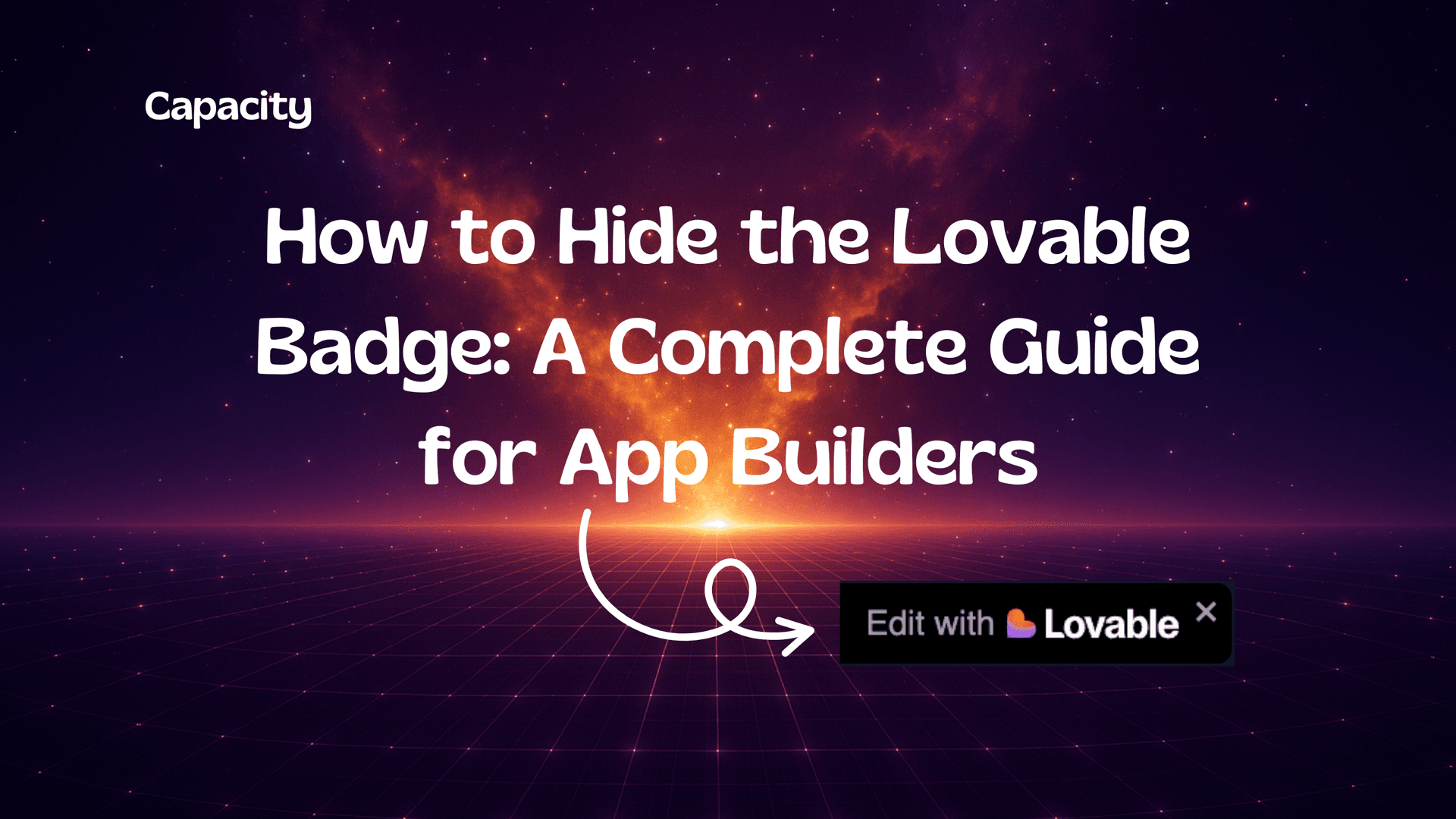 How to Hide the Lovable Badge: A Complete Guide for App Builders